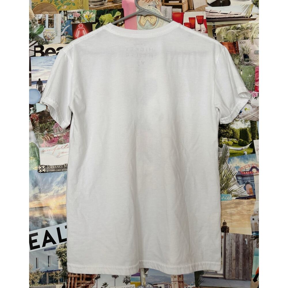 White Disney Mickey Mouse Short Sleeve T-Shirt M - Picture 3 of 4